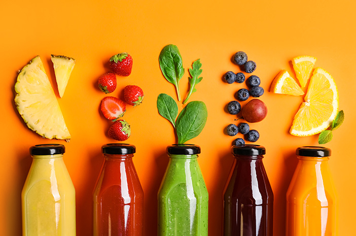 ¿Son efectivos los jugos de frutas y verduras como bebidas dietéticas?