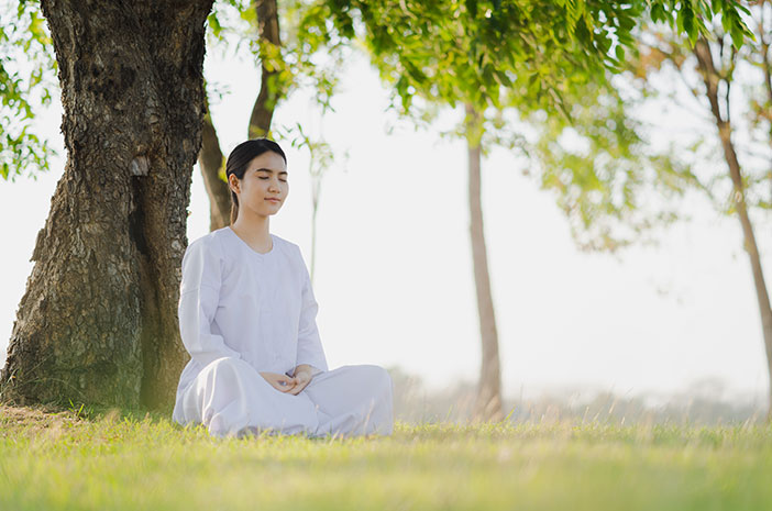 Meditation kann die geistige Gesundheit erhalten, so geht's