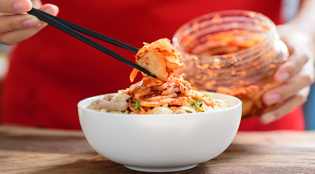 Non seulement pour l'alimentation, le kimchi est également bon pour la santé